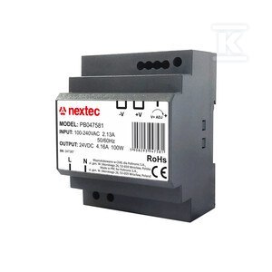 ZASILACZ DIN 24V IP20 4,16A 100W