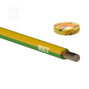 H07V-K 1G10 ZIELONO-ŻÓŁTY 100M