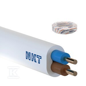 NKT INSTAL YDYP 2X1 BIAŁY 100M