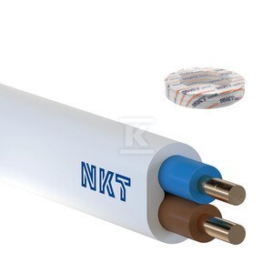 NKT INSTAL YDYP 2X2,5 BIAŁY 100M