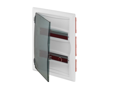 Rozdzielnica modułowa 2x12 p/t ECONOMIC BOX RP 2/24 drzwi transparentne (N+PE) IP40 2515-01