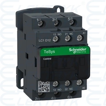 Stycznik 3P 12A NZ+NO 24V TeSys