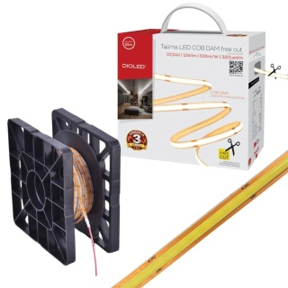 Taśma led Dioled COB 24V IP20 12W/m 4000K 0767