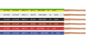 BITONE H05V-K (LGY) CZERWONY 1X1