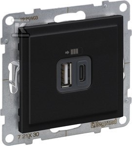 GN.USB A+C CZARNY SUNO GN.USB A+C CZARNY SUNO