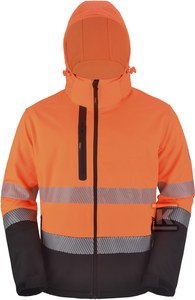 KURTKA SOFTSHELL HI-VI (FLUO) POMARA XXL KURTKA SOFTSHELL HI-VI (FLUO) POMARA XXL