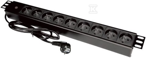 LISTWA ZASIL. 19" 9XCEE 7/5-7/7 LED LISTWA ZASIL. 19" 9XCEE 7/5-7/7 LED