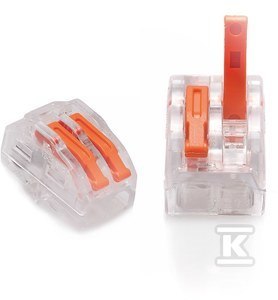 SZYBKOZŁĄCZKA UNIW.2X0,2-4MM2 OPK=50SZ SZYBKOZŁĄCZKA UNIW.2X0,2-4MM2 OPK=50SZ