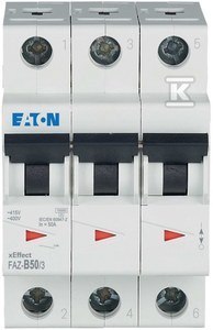 FAZ-B50/3 WYŁ.NMP. 3-POLE, IN=50A