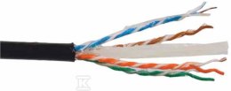 KABEL U/UTP KAT. 6 ZEW., ŻEL. PE 500M