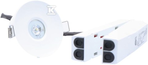 OPR.AXP IP65/20 ECO LED 3W 1H 1-ZAD.B. OPR.AXP IP65/20 ECO LED 3W 1H 1-ZAD.B.