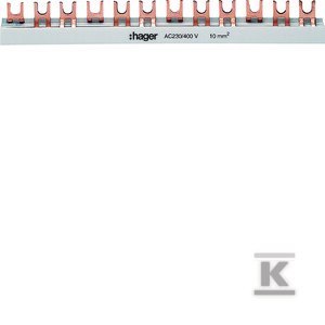SZYNA 3-FAZ KD3/10X57 ŁĄCZEN. SZYNA 3-FAZ KD3/10X57 ŁĄCZEN.
