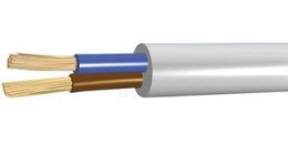 OMY (H03VV-F) 2X1,5 300V BIAŁY