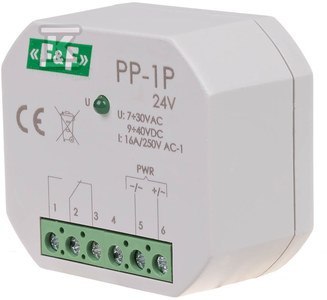 PP-1P 24V PRZEKAŹ.ELE.1P 16A P/T PP-1P 24V PRZEKAŹ.ELE.1P 16A P/T