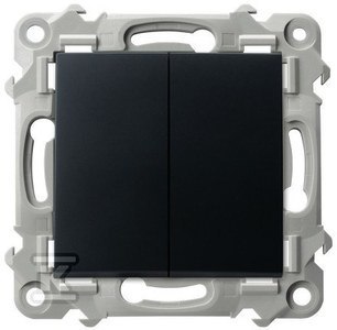 ŁACZ.2-BIEG.ŚWIECZ.CZARNY METALIK SZAF