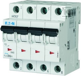 PL6-C16/4 WYŁ.NADPRĄDOWY 6KA PL6-C16/4 WYŁ.NADPRĄDOWY 6KA