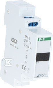 WNC-1 MOD.WSK.NAPIĘCIA 1-FAZ.LCD WNC-1 MOD.WSK.NAPIĘCIA 1-FAZ.LCD
