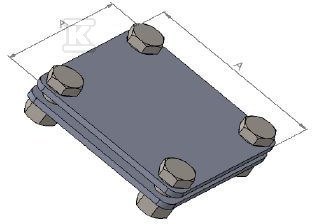 ZŁĄCZE KRZYŻOWE DO BEDN.B=40MM (2 PŁ ZŁĄCZE KRZYŻOWE DO BEDN.B=40MM (2 PŁ