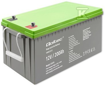 AKUMULATOR ŻELOWY DEEP CYCLE 12V 200 AKUMULATOR ŻELOWY DEEP CYCLE 12V 200