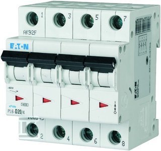 PL6-C20/4 WYŁ.NADPRĄDOWY 6KA PL6-C20/4 WYŁ.NADPRĄDOWY 6KA