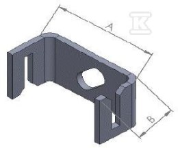 UCHWYT DO BEDNARKI TYPU U, BMAX=30 MM