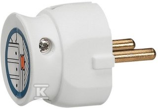 WTYCZKA NISKA 2P 16A BIAŁY